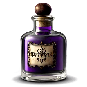 Miniature Potion Bottle Png 33 PNG image