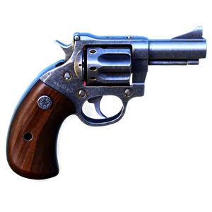 Miniature Revolver Model PNG 15 PNG