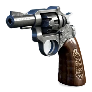 Miniature Revolver Model PNG 46 PNG