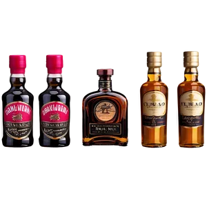 Miniature Whisky Bottles PNG Mbf38 PNG