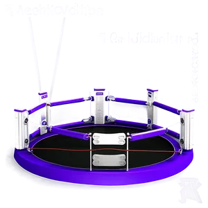 Miniature Wrestling Ring Model PNG 06202024