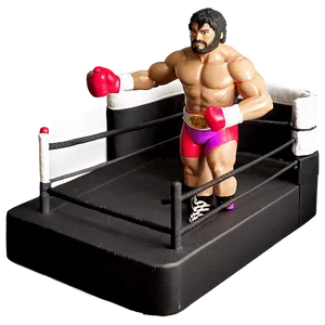 Miniature Wrestling Ring Model PNG 57