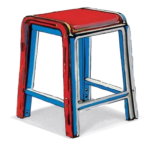 Minimal Assembly Barstool PNG 06282024
