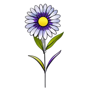 Minimal Flower Outline Png Hil PNG image