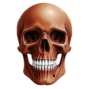 Minimal Skull Outline PNG Tcg32 PNG