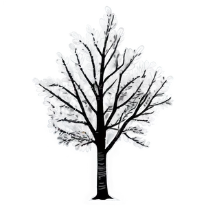 Minimal Tree Sketch Png 61 PNG image