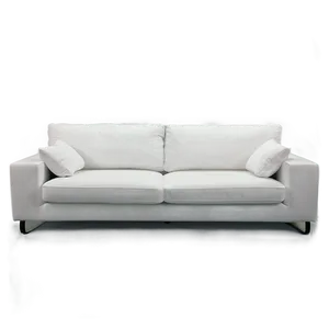 Minimal White Couch Png Qoy15 PNG image