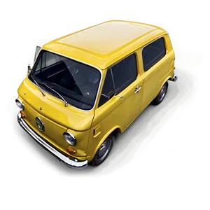 Minimal Yellow Car PNG Fvt PNG