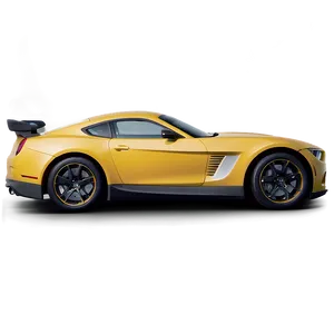 Minimal Yellow Car PNG Kgb29 PNG
