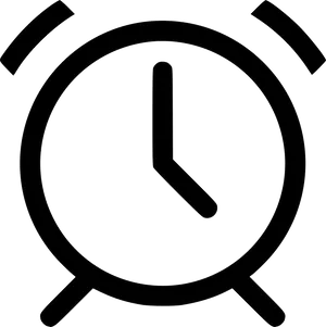 Minimalist Alarm Clock Icon