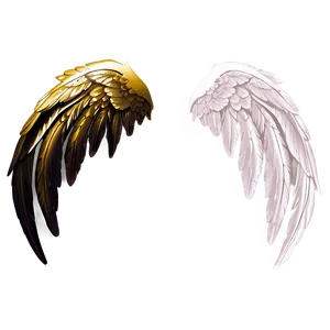 Minimalist Angel Wings Clipart PNG 05042024