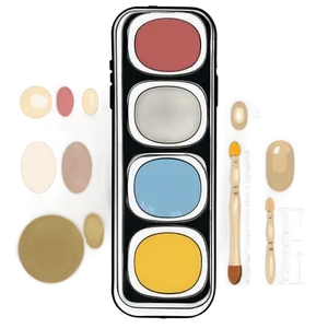 Minimalist Art Palette Png Sgb PNG image