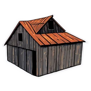 Minimalist Barn Icon Png 06122024 PNG image