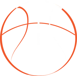 Minimalist Basketball Logo Design PNG image