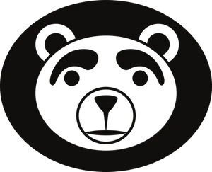 Minimalist Bear Icon