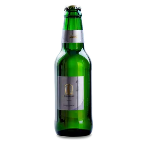 Minimalist Beer Bottle PNG 05242024