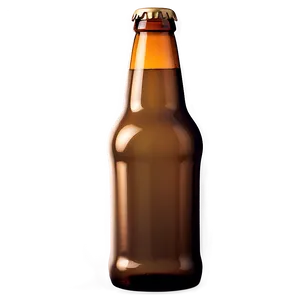 Minimalist Beer Bottle Png 05242024 PNG image