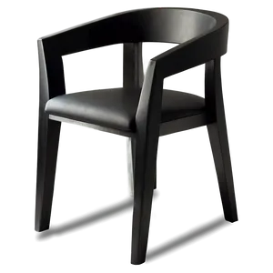 Minimalist Black Chair Png Lnt PNG image