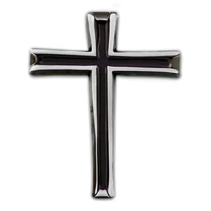 Minimalist Black Cross Png 05242024 PNG image