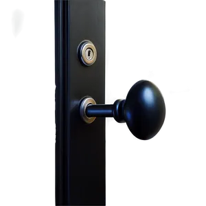 Minimalist Black Doorknob Png Mtx PNG image