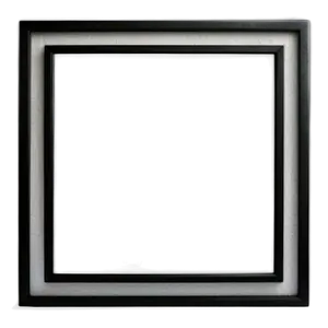 Minimalist Black Picture Frame Png 05042024 PNG image