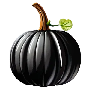 Minimalist Black Pumpkin PNG 78 PNG