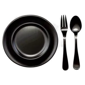 Minimalist Black Tableware Png 99 PNG image