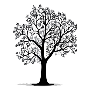 Minimalist Black Tree Png Jpu78 PNG image