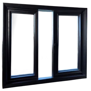 Minimalist Black Window PNG Htv51