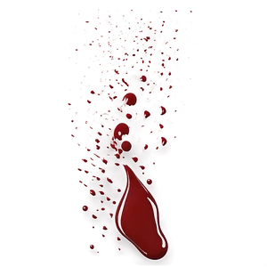 Minimalist Blood Spatter Png 38 PNG image