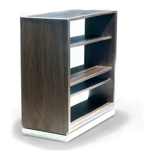 Minimalist Bookshelf PNG 05242024