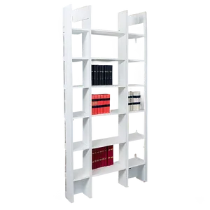 Minimalist Bookshelf PNG Qer