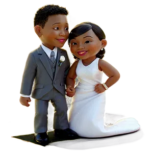 Minimalist Bride And Groom PNG Jck65