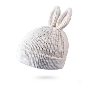 Minimalist Bunny Hat Simple PNG Ion