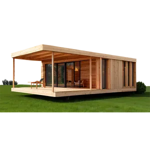 Minimalist Cabin Architecture PNG 05242024 PNG
