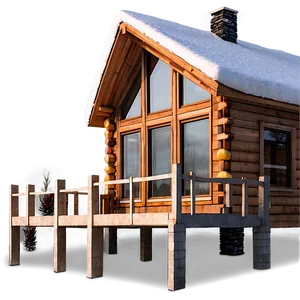 Minimalist Cabin Architecture PNG 05242024 PNG