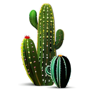 Minimalist Cactus Outline PNG 16 PNG
