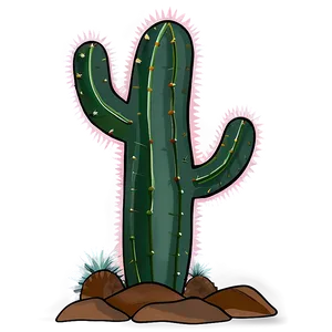 Minimalist Cactus Png 14 PNG image