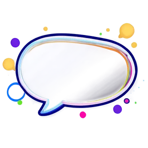 Minimalist Chat Bubble Artwork Png Shv42 PNG image