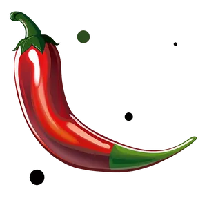 Minimalist Chili Pepper PNG 71