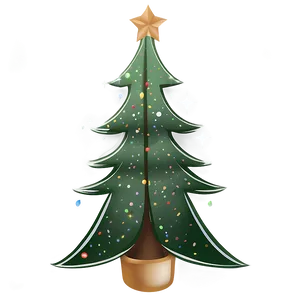 Minimalist Christmas Tree Transparent Png Edx PNG image