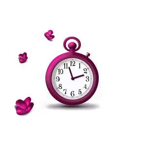 Minimalist Clock Clipart PNG 34