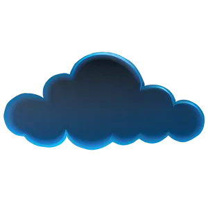 Minimalist Cloud Vector Png 06262024 PNG image