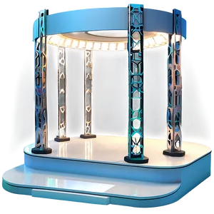 Minimalist Concert Stage PNG 59