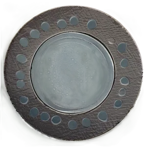 Minimalist Concrete Coaster PNG Jgc