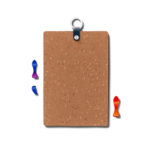 Minimalist Cork Board Aesthetics Png Ium PNG image