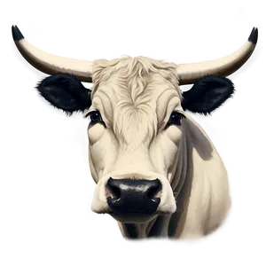 Minimalist Cow Face PNG 55 PNG