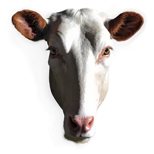 Minimalist Cow Head Png Brk PNG image