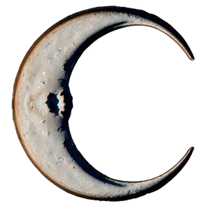 Minimalist Crescent Design PNG Bhl