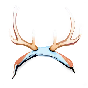 Minimalist Deer Antler Icon Png Gfd PNG image